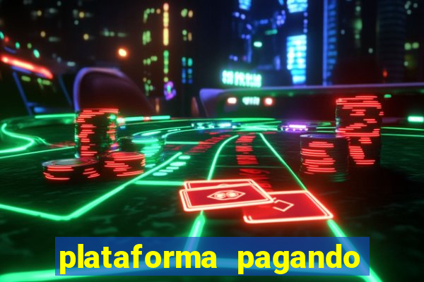 plataforma pagando bonus no cadastro